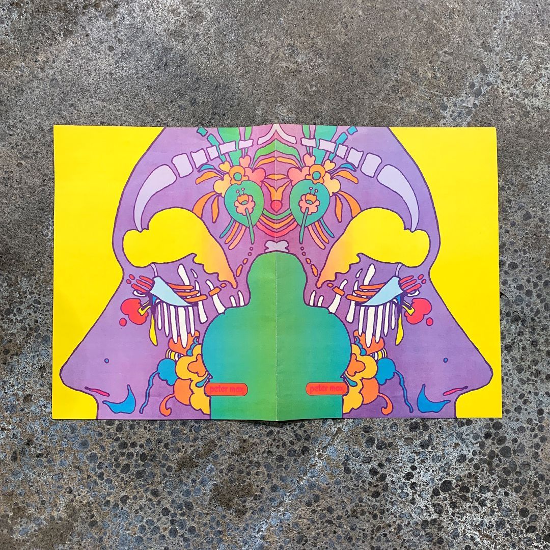 希少・4枚セット】Peter Max（ピーター・マックス）ブックカバー
