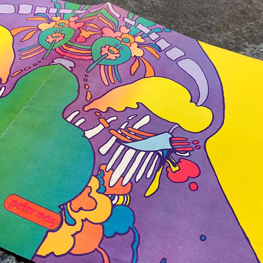希少・4枚セット】Peter Max（ピーター・マックス）ブックカバー