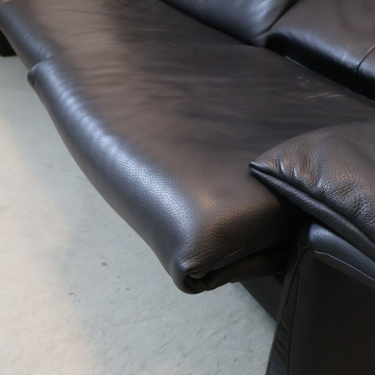 3人掛けソファ ブラック