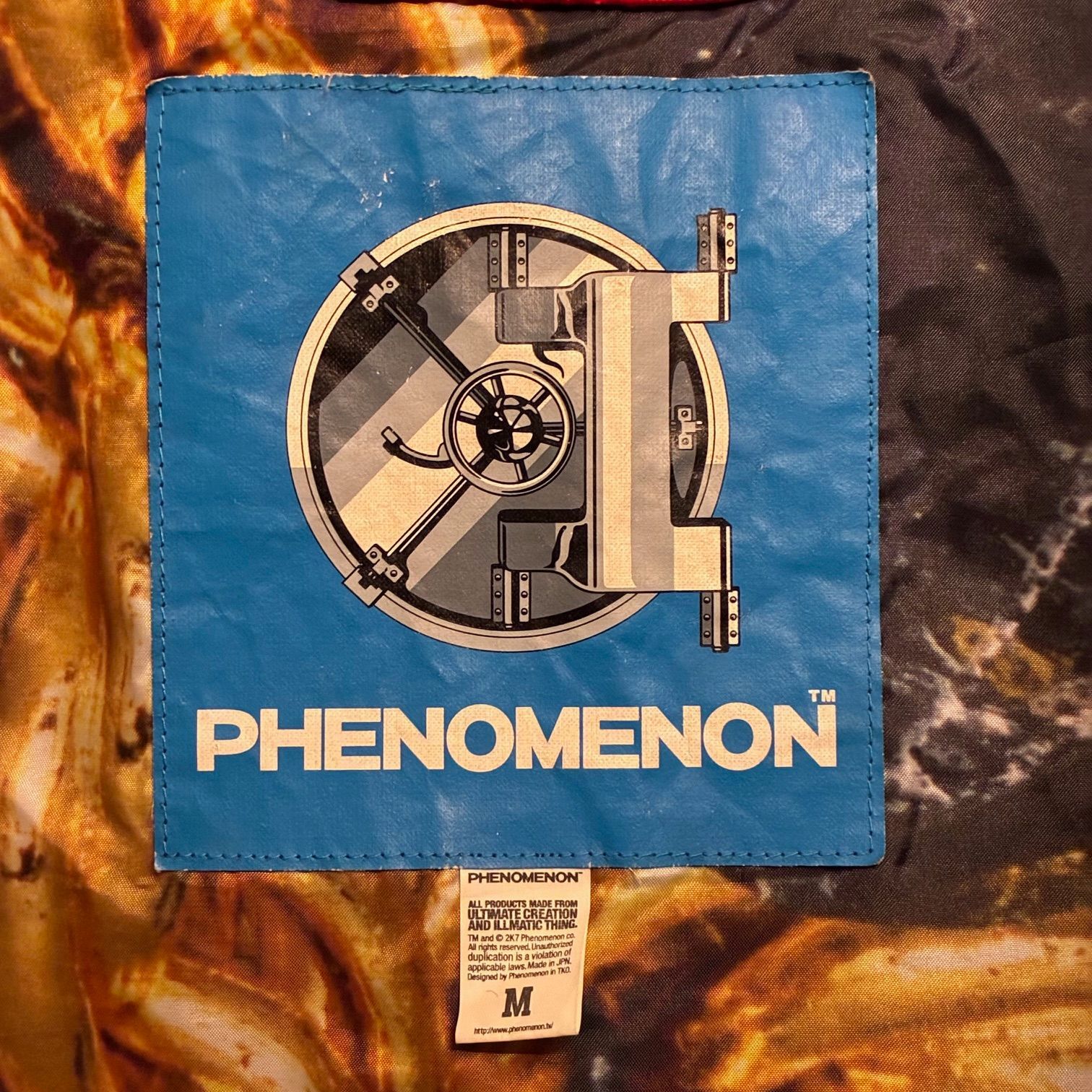 レア MADE IN JAPAN製 PHENOMENON 2007年モデル チェック柄 ウール