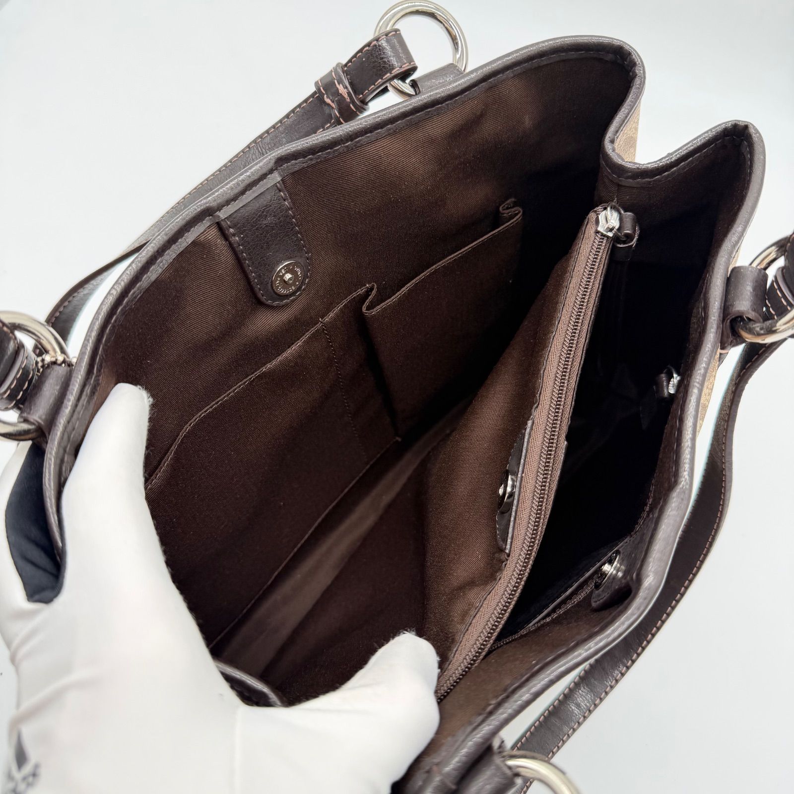 美品】COACH Y2K signature leather tote bag トートバッグ - メルカリ