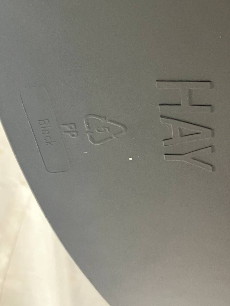  店舗へ直接引取 な方のみ HAY ヘイ ABOUT A CHAIR アバウト ア チェア ブラック AAC52 25082 キャスター付きチェア オフィスチェア ワークチェア 椅子 チェア