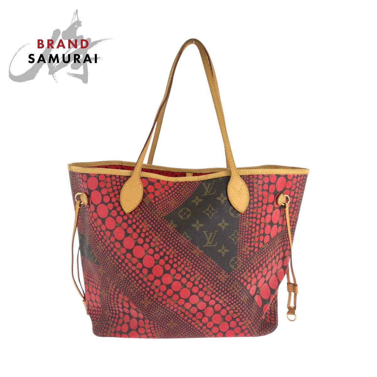 美品 LOUIS VUITTON ルイヴィトン モノグラム ウェーブ 草間彌生コラボ 