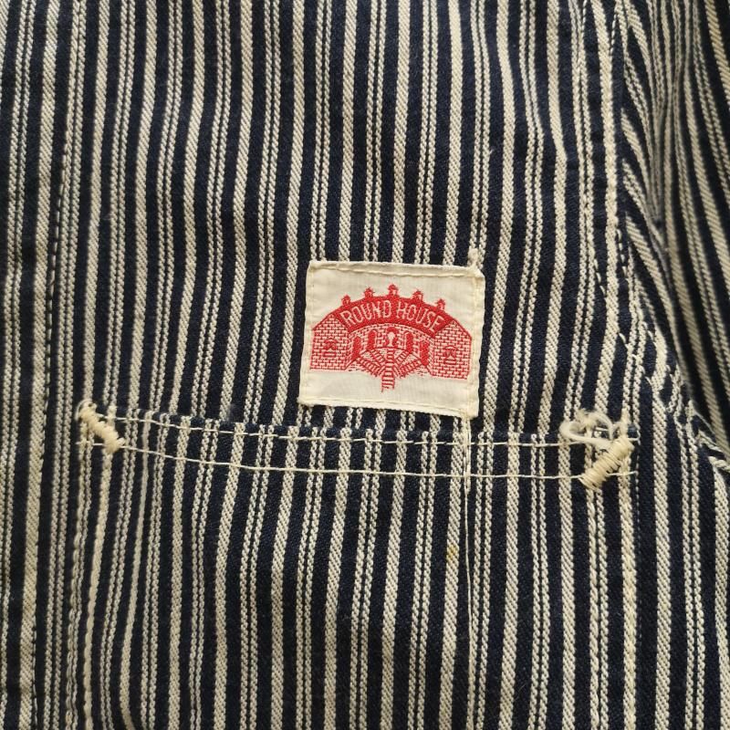 ラウンドハウス 50s 60s ヒッコリー ストライプ エンジニア ジャケット