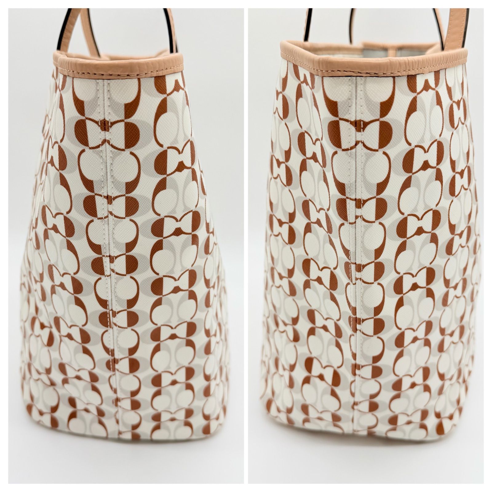 良品】COACH tote bag signature Y2K A4サイズ コーチ トートバッグ