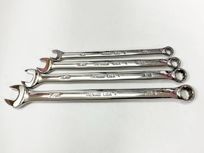 ♥ Snap-on スナップオン コンビネーションレンチ 7|16 3|8 5|16 1|4 OEX 14 B～OEX 8 B 4本セット