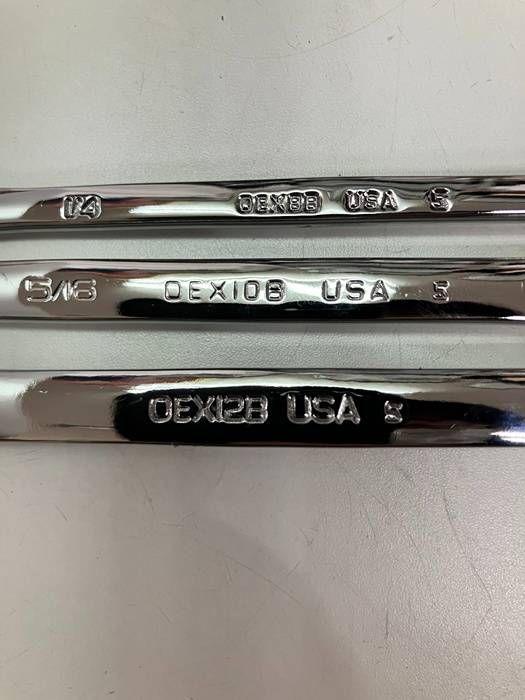 ♥ Snap-on スナップオン コンビネーションレンチ 3|8 5|16 1|4 OEX 12 B～OEX 8 B 3本セット