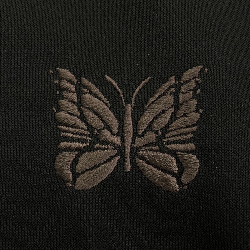 M*a様 黒*様 Needles バタフライ刺繍ジャケット M 中古】NEEDLES トラックジャケット バタフライ刺繍 サイズXL ブラック