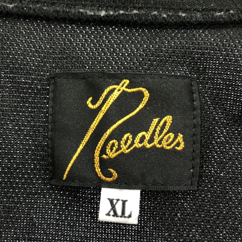 中古】NEEDLES トラックジャケット バタフライ刺繍 サイズXL ブラック