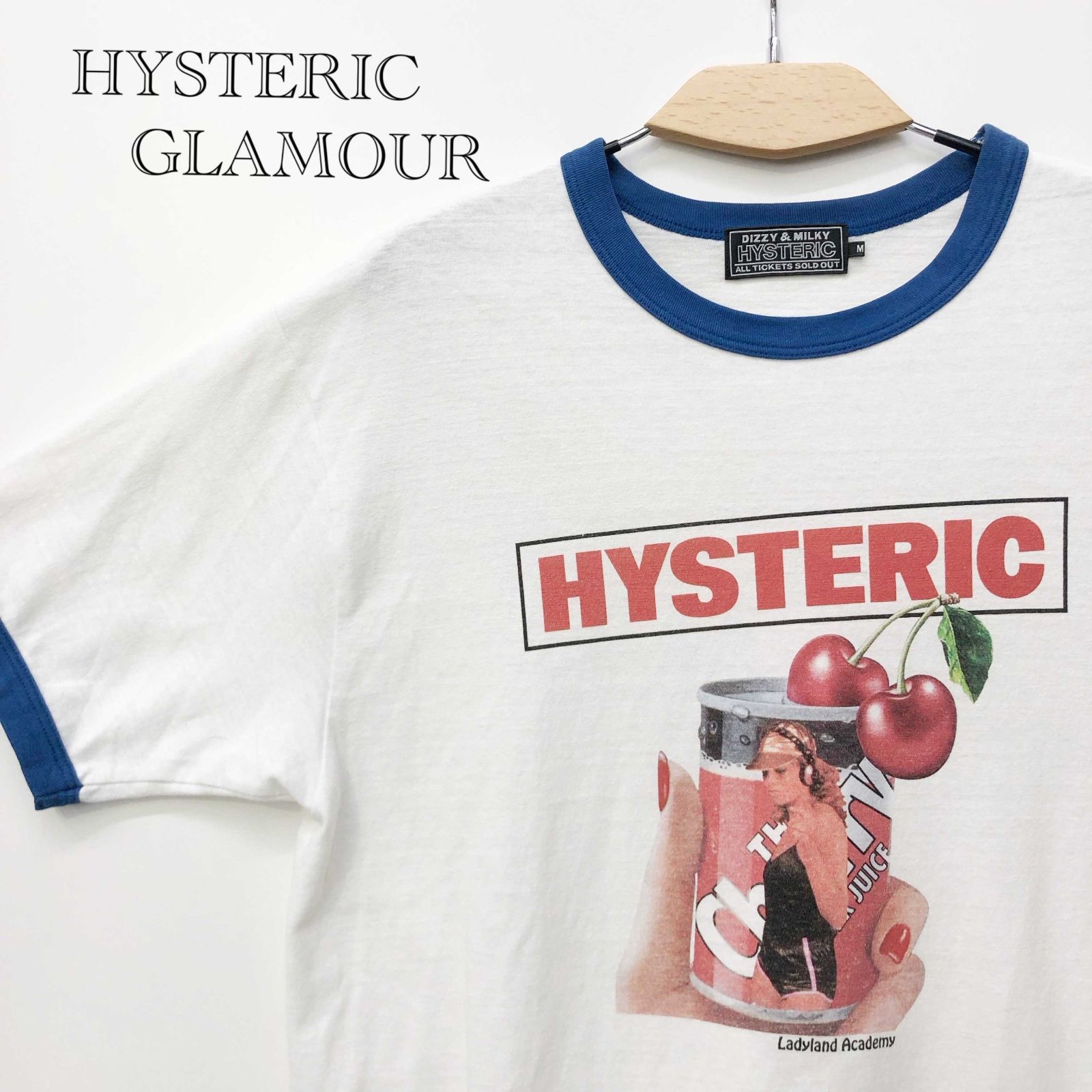 HYSTERIC GLAMOUR ヒステリックグラマー Tシャツ SUPER JUICE リンガー 