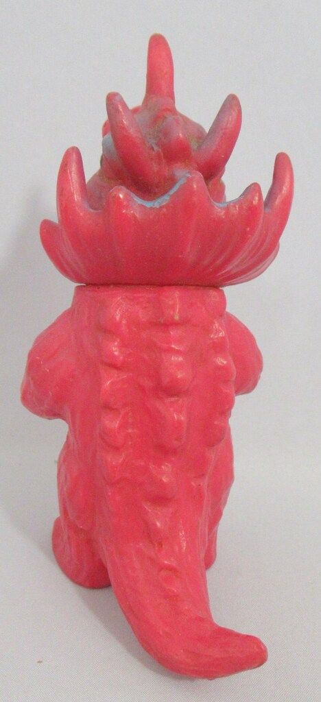  メーカー不明 パチ ジラース風5本角|風船怪獣|赤成型|ミニサイズ その他 おもちゃ