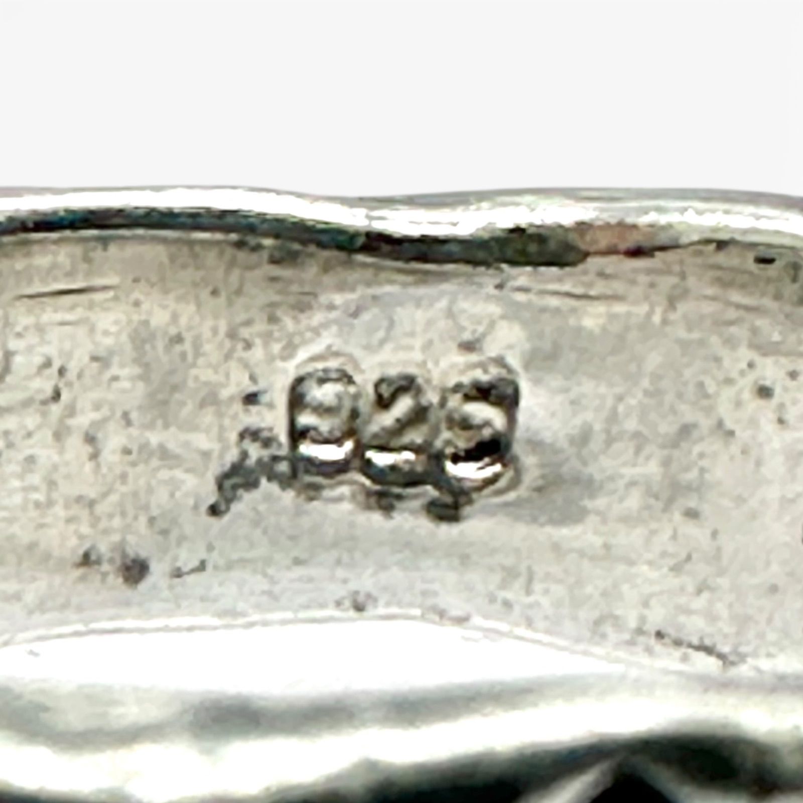 王家の紋章】フルールドリス 百合 Silver 925 刻印 90s Vintage Design
