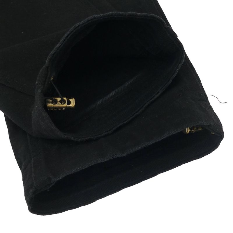 【中古】Carhartt x sacai ダックパンツ サイズ0 黒 カーハート[91][240091399557] 中古】Carhartt x sacai ダックパンツ サイズ0 黒 カーハート[91