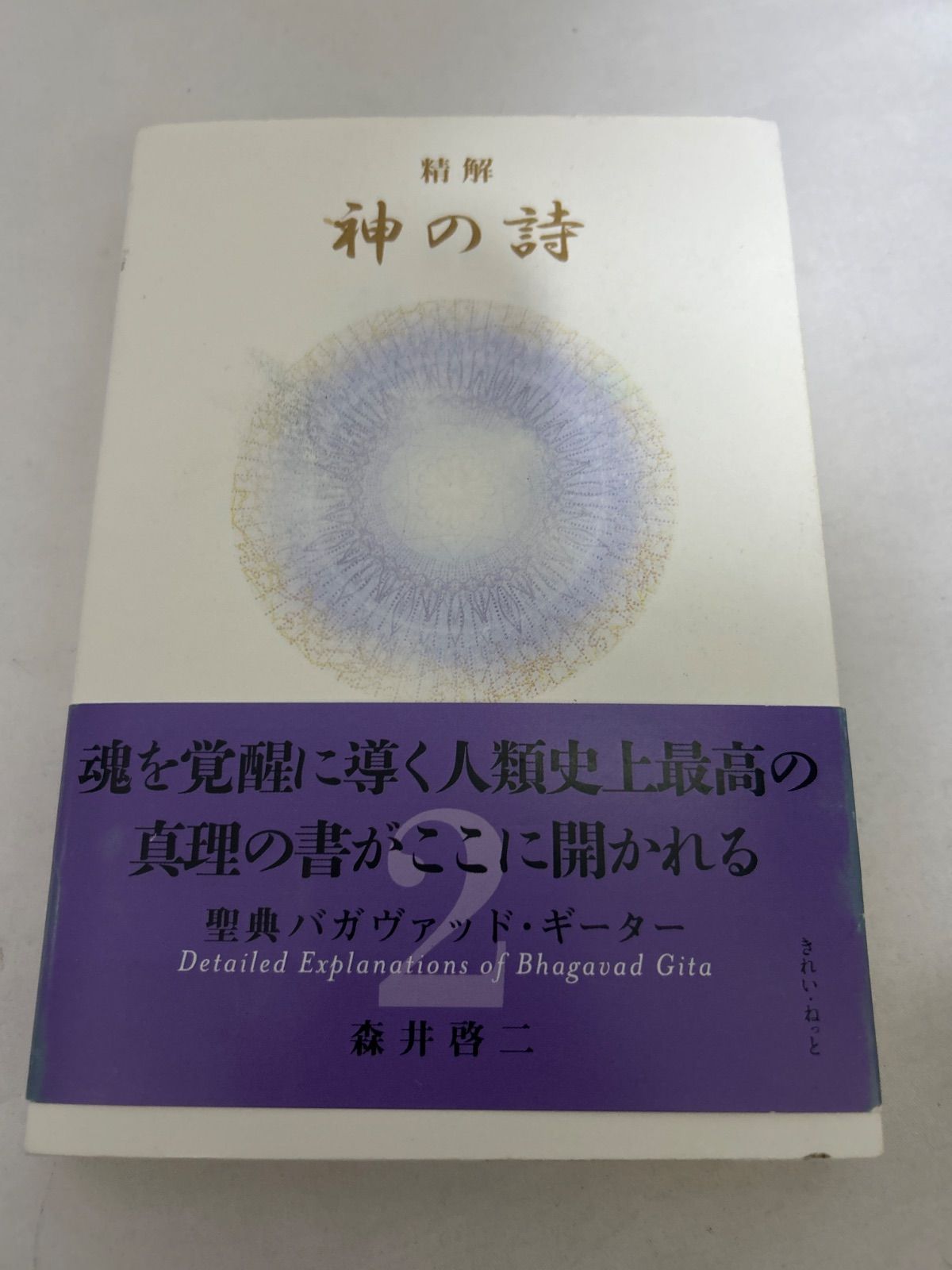 精解 神の詩 聖典バガヴァッド・ギーター 2 森井啓二 単行本【_sx-lt