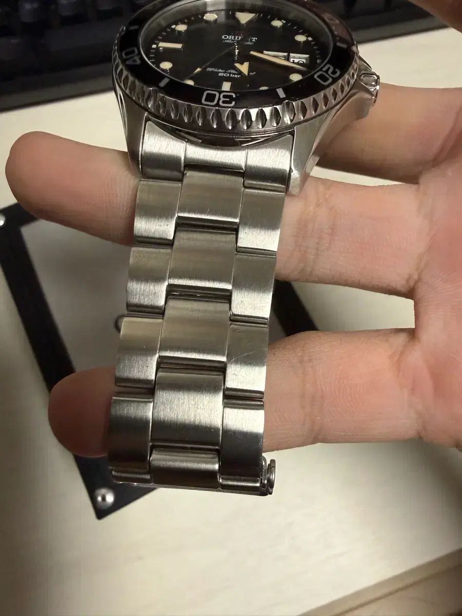 オリエント麻数学Ⅱオートマチックダイバー時計