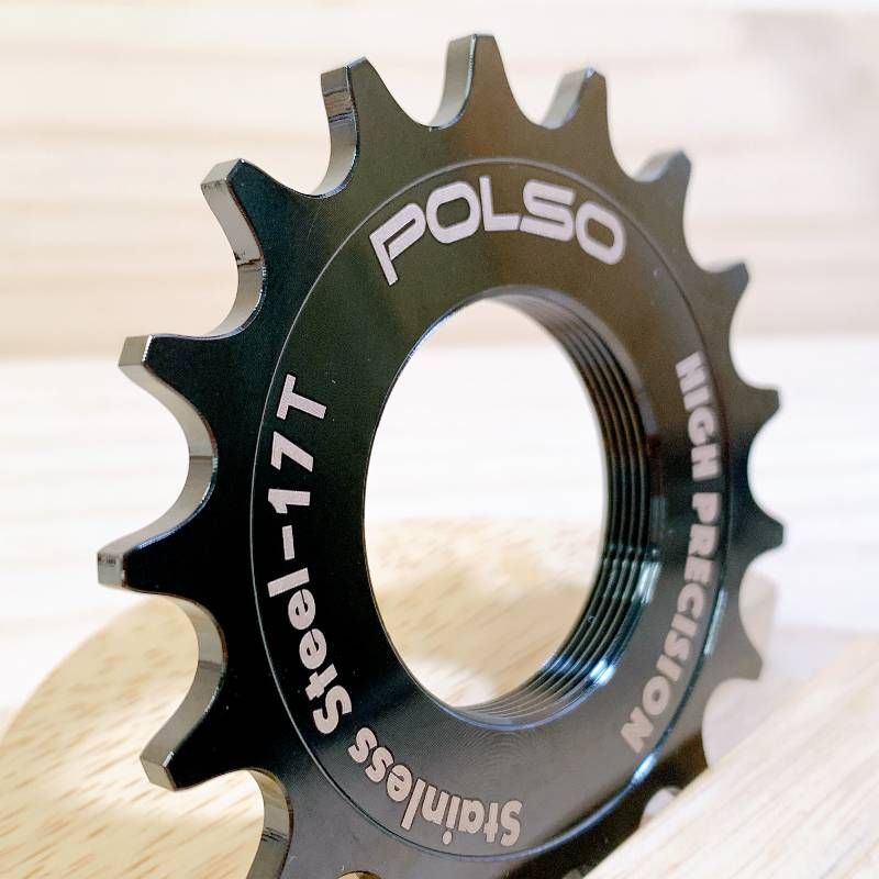 POLSO 固定ギア コグ フリーコグ 13T 17T ステンレス CNC加工 ピスト用