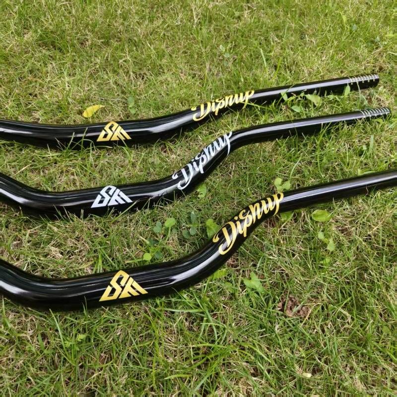 ピストバイク MTB アルミハンドルバー 6061-T6 ライザーバー 31.8mm
