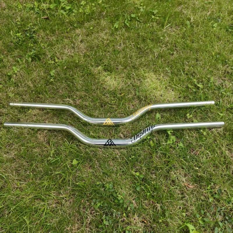 ピストバイク MTB アルミハンドルバー 6061-T6 ライザーバー 31.8mm