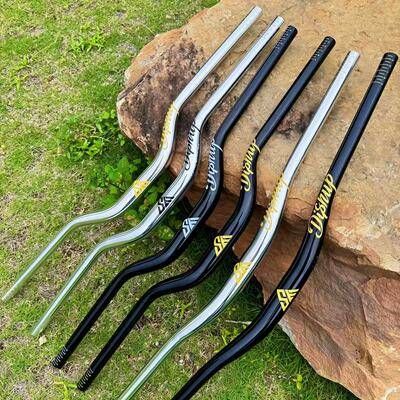 ピストバイク MTB アルミハンドルバー 6061-T6 ライザーバー 31.8mm