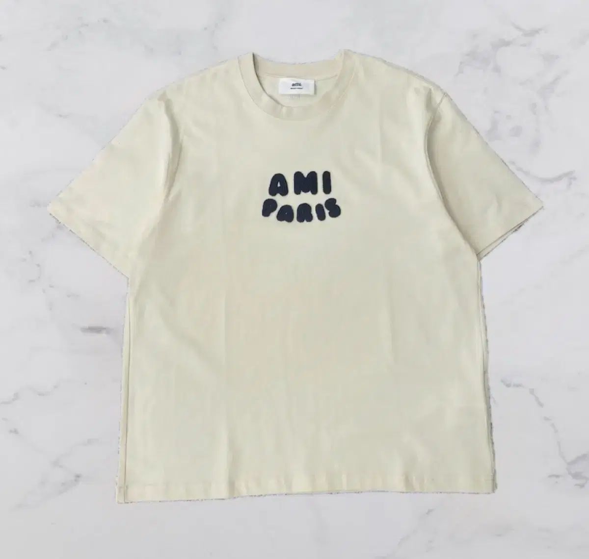 アミ パリス 半袖Tシャツ (アイボリー) AMI Tシャツ アミ T T-Shirts t 