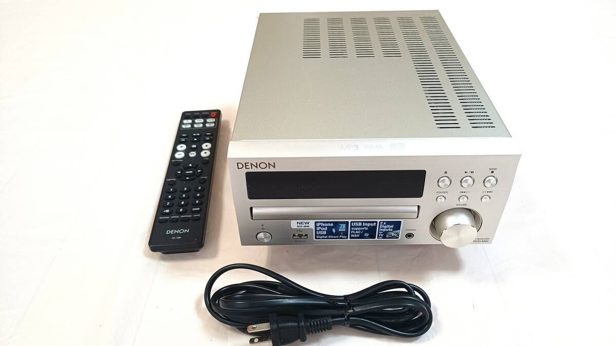DENON RCD-M40-SP [プレミアムシルバー] オークション比較 - 価格.com