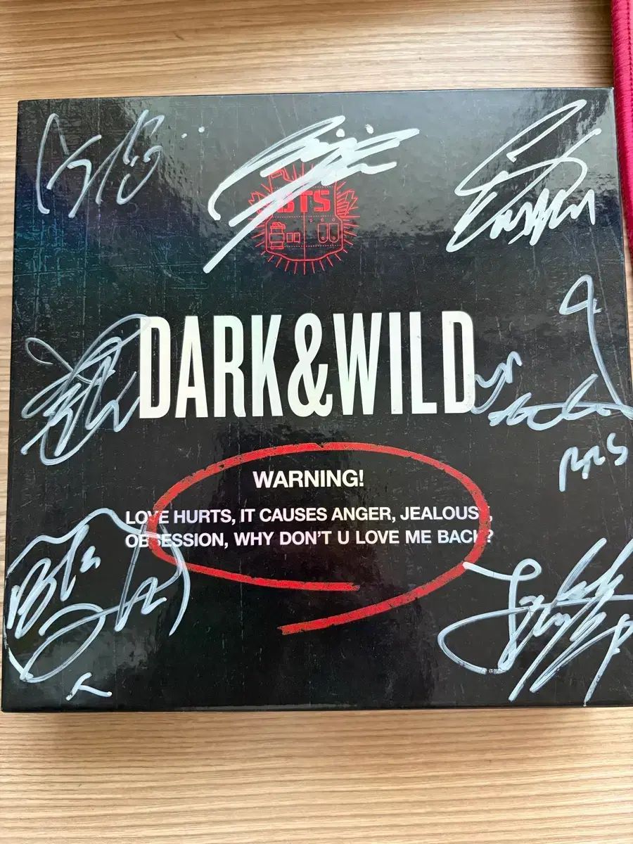 BTS Dark-Wild 앨범 サイン入り
