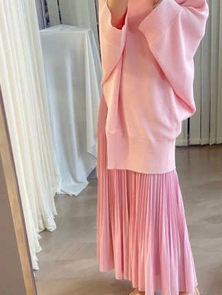 韓国ファッション トップス ニット セット スカート