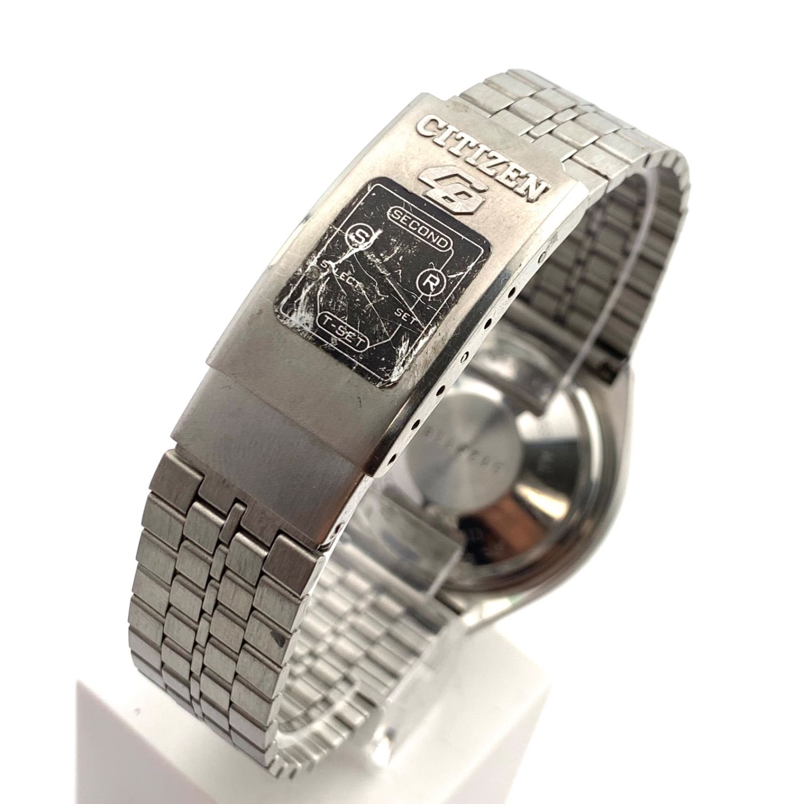 中古】CITIZEN CRYSTRON LC 60-7053 4-095103 TA デジタル腕時計 