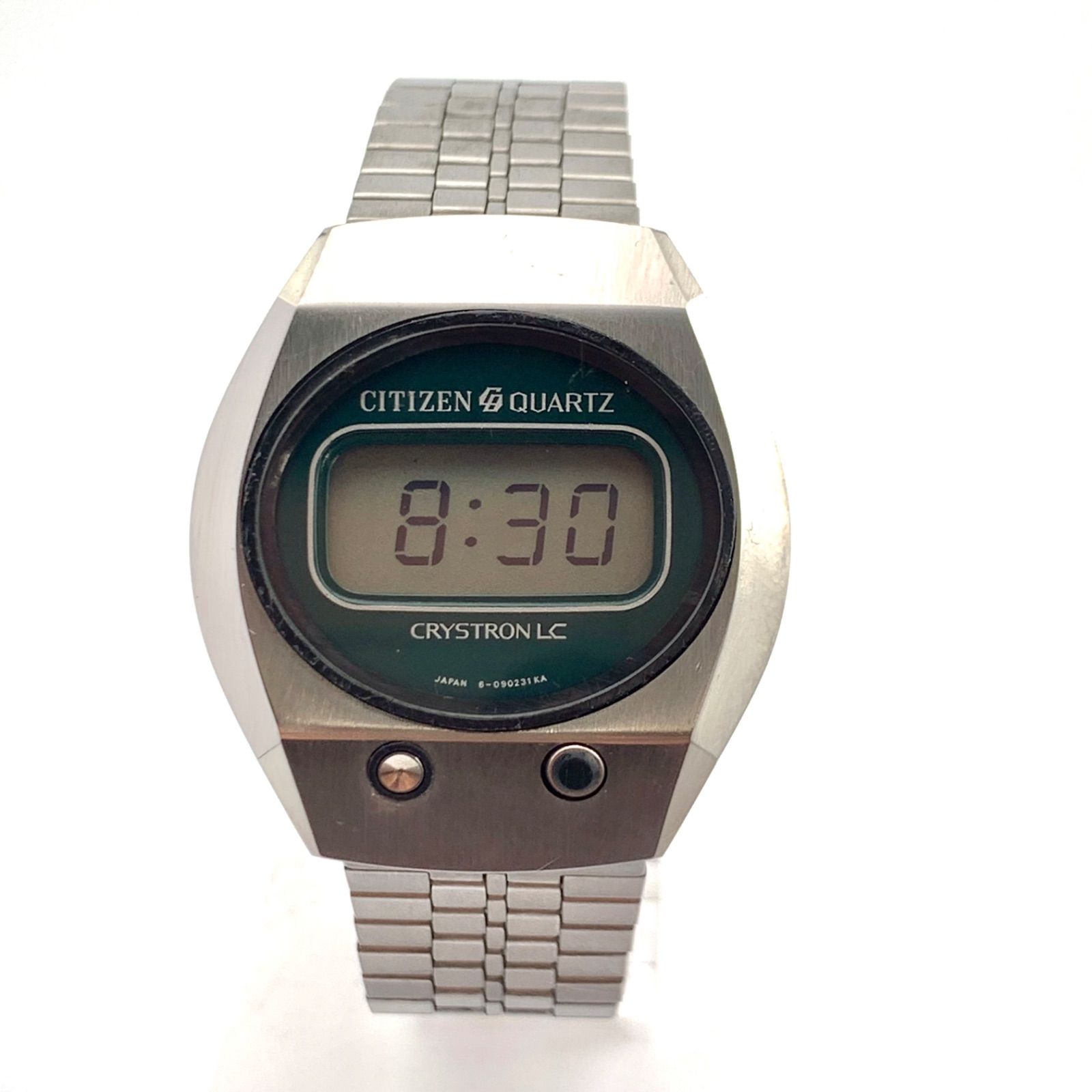 中古】CITIZEN CRYSTRON LC 60-7053 4-095103 TA デジタル腕時計 