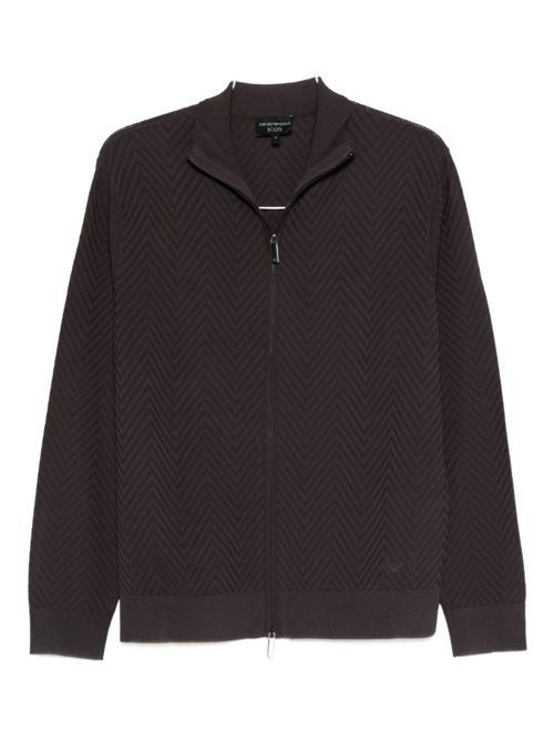 EMPORIO ARMANI CHEVRON CARDIGAN 送料無料