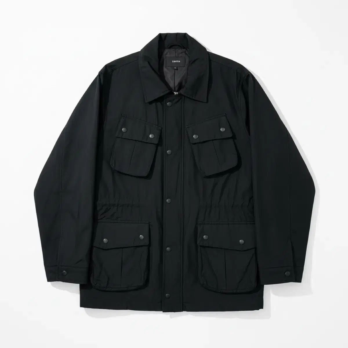 LABEL Outer × Lee JP リーベルタ 黒色 サファリ ジャケット