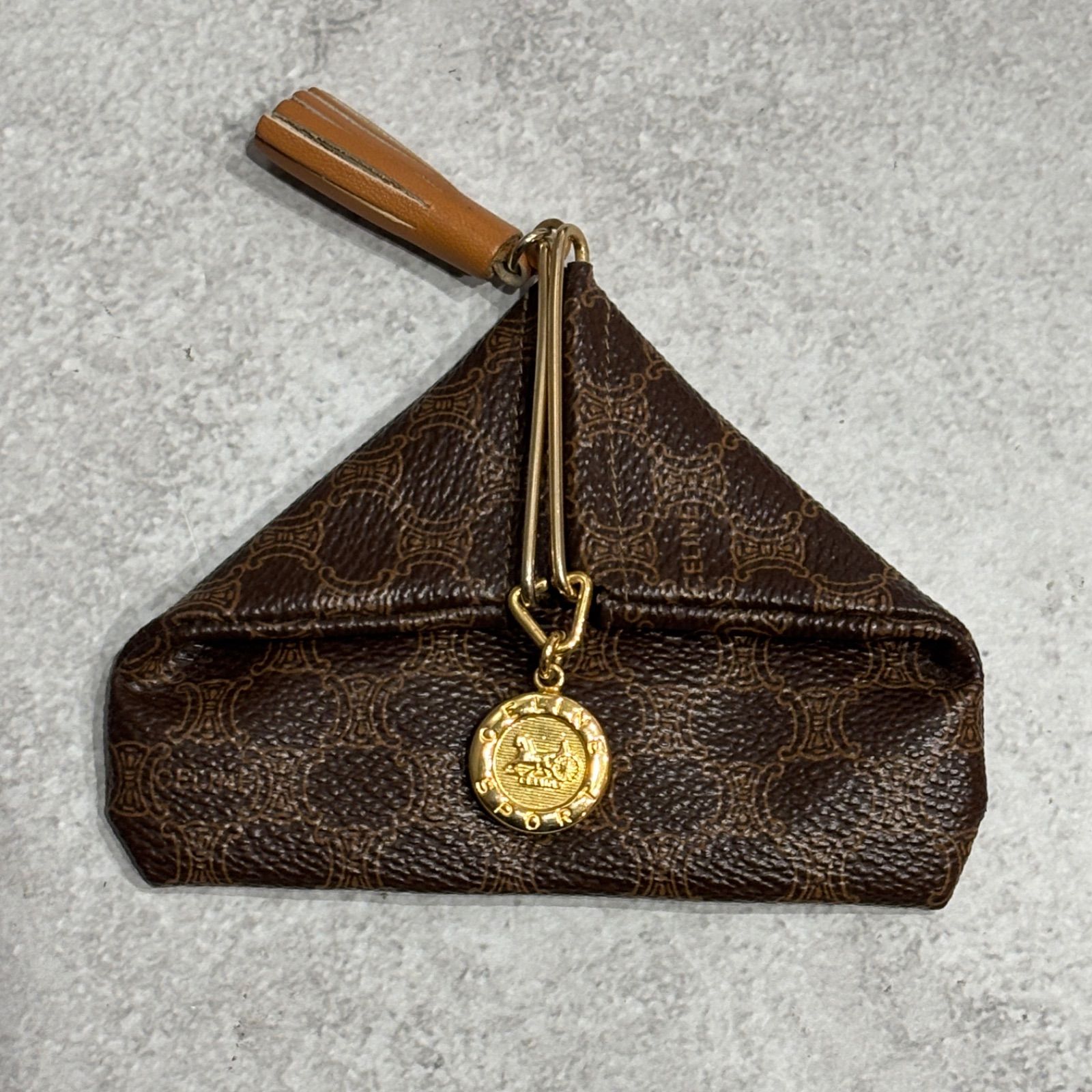 CELINE セリーヌ コインケース トリオンフ マカダム ミニ財布 CELINE