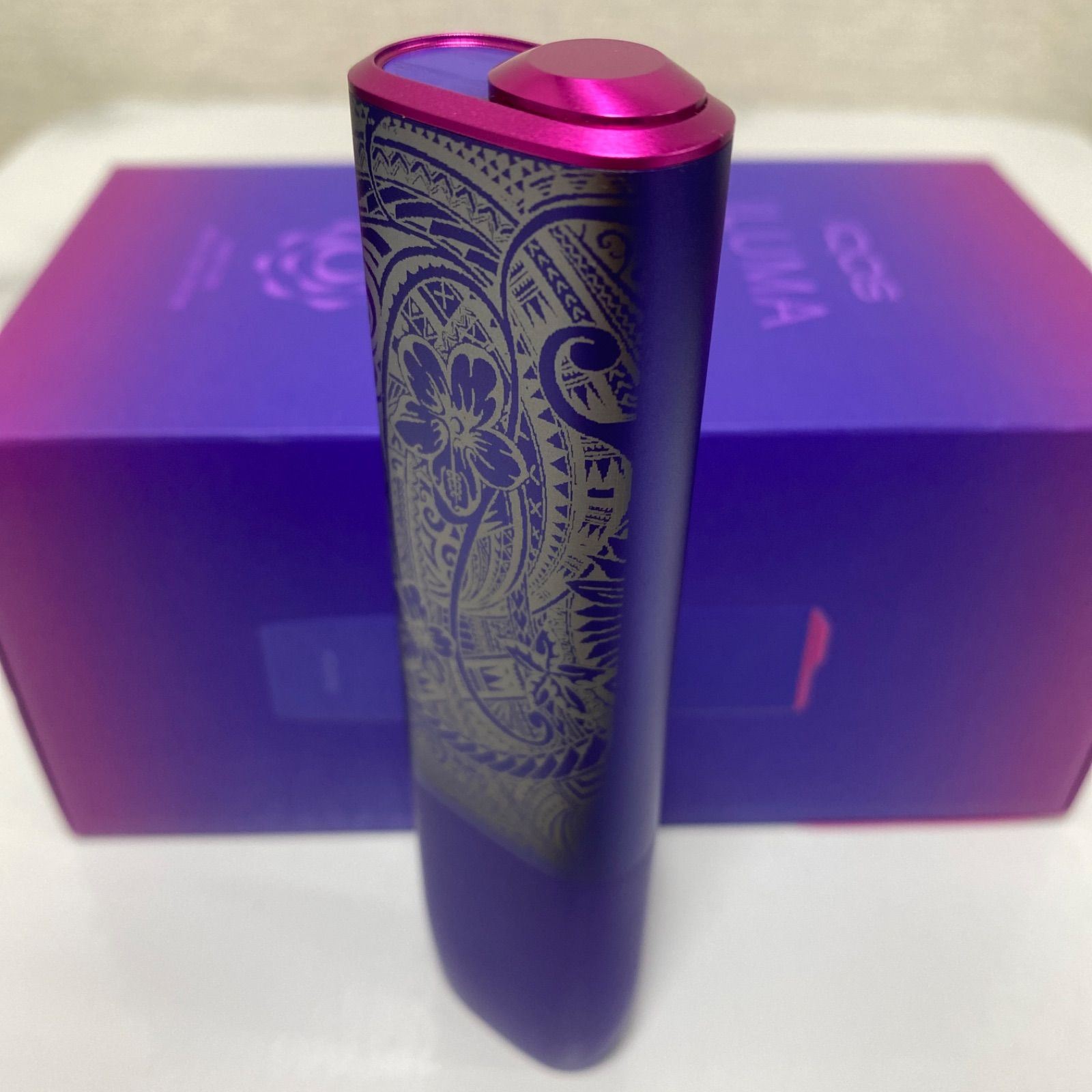 ハワイアン 加工 iQOS ILUMA ONE アイコス イルマ ワン ネオン 紫 