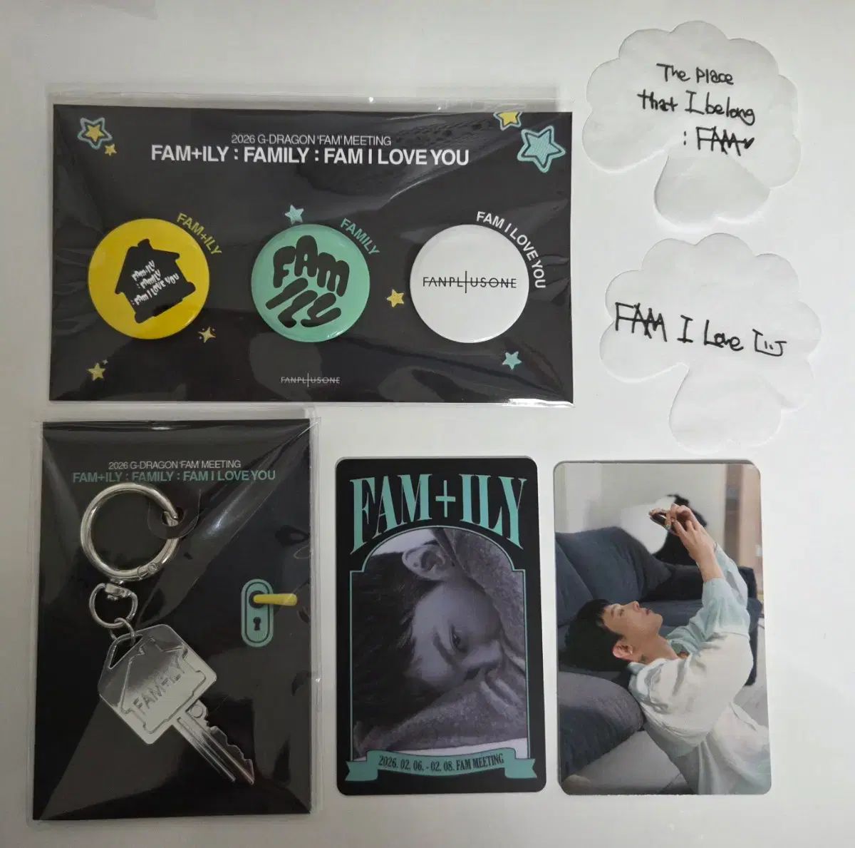 G DRAGON ジードラゴン ファンミーティングギフト 4種 コンフェッティ 2種