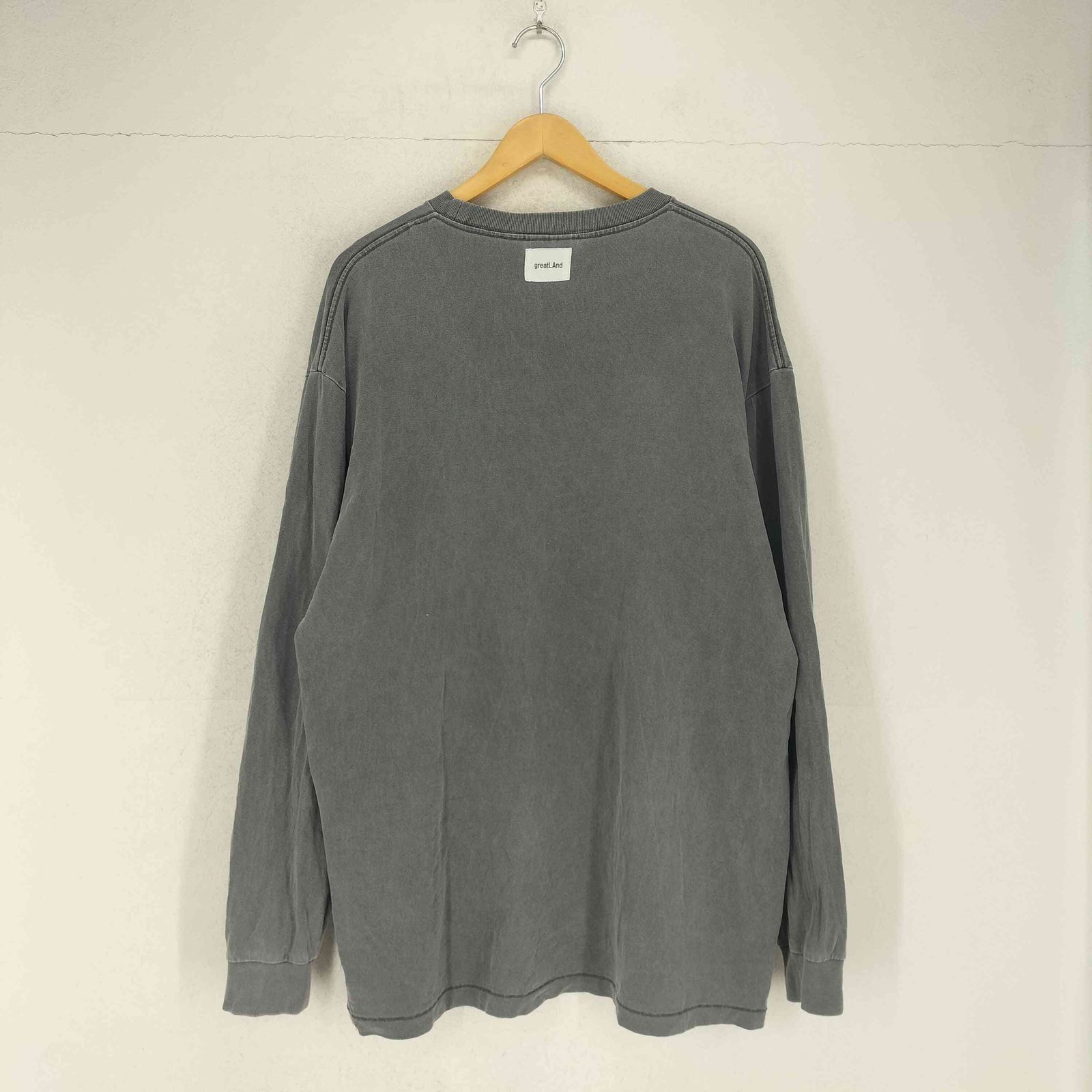オニータ ONEITA greatLAnd KIII 後染め クルーネックL/S TEE メンズ