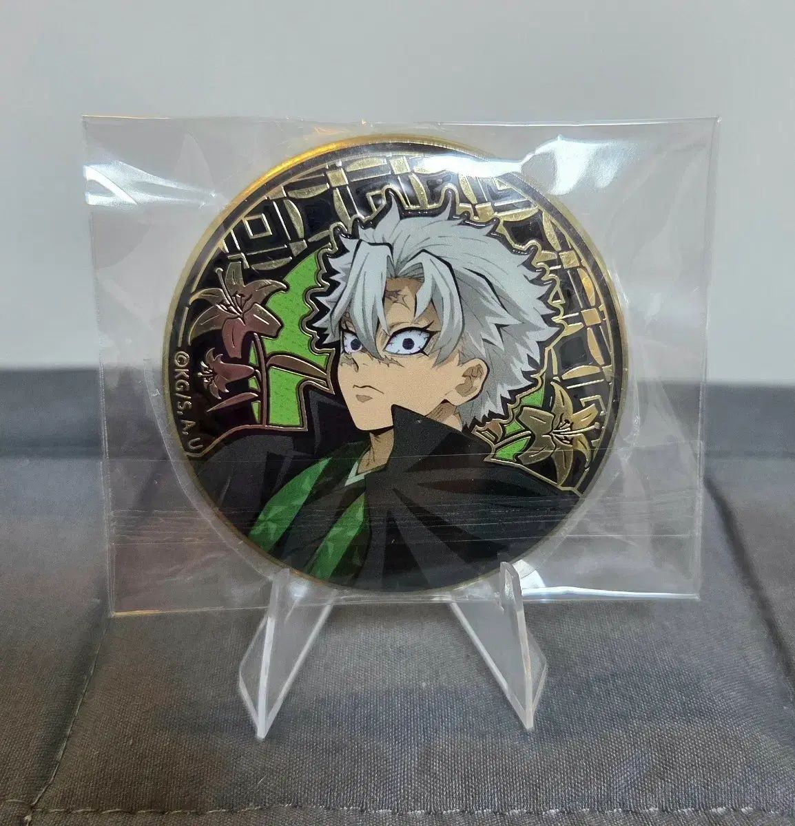 鬼滅の刃 agf リリーフ 風柱 実弥 缶バッジ