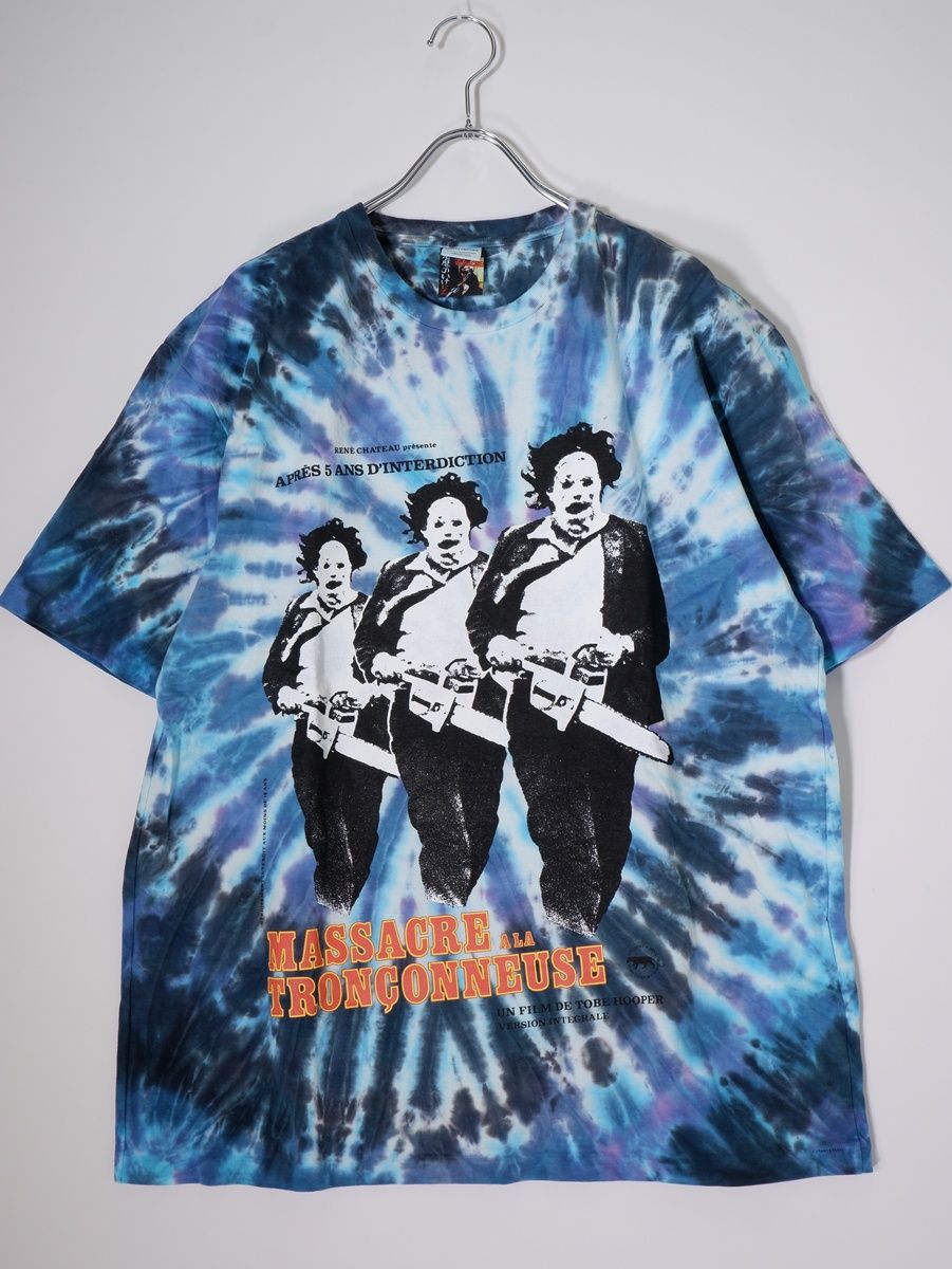 WACKOMARIAワコマリア THE TEXAS CHAINSAW MASSACRE/TIE DYE CREW NECK T-SHIRT(TYPE-2)悪魔のいけにえTシャツ新品【L】【MTSA80775】 WACKOMARIAワコマリア THE TEXAS CHAINSAW MASSACRE/TIE DYE CREW NECK