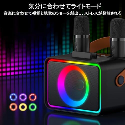  スピーカーセット カラオケ マイク 2本 Bluetooth 5.3 カラオケセット家庭用 ワイヤレスマイク 小型 PAセット カラオケマシン カラオポータブルスピーカー BT|AUX|TF対応 日本語取扱説明書付き POWADDp 9 d 3 fb 32 b その他 キッチン 食器