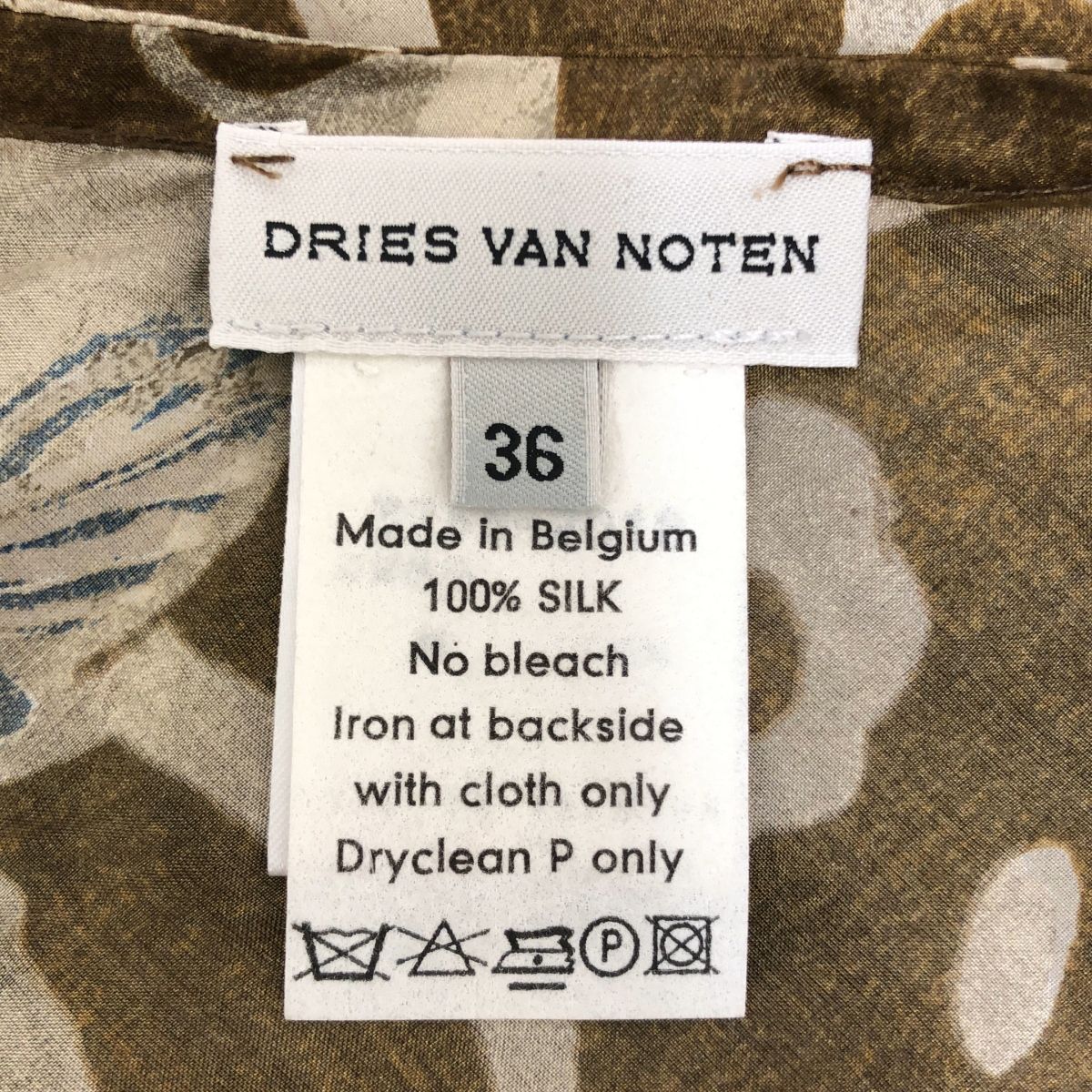DRIES VAN NOTEN / ドリスヴァンノッテン | シルク プリント カット