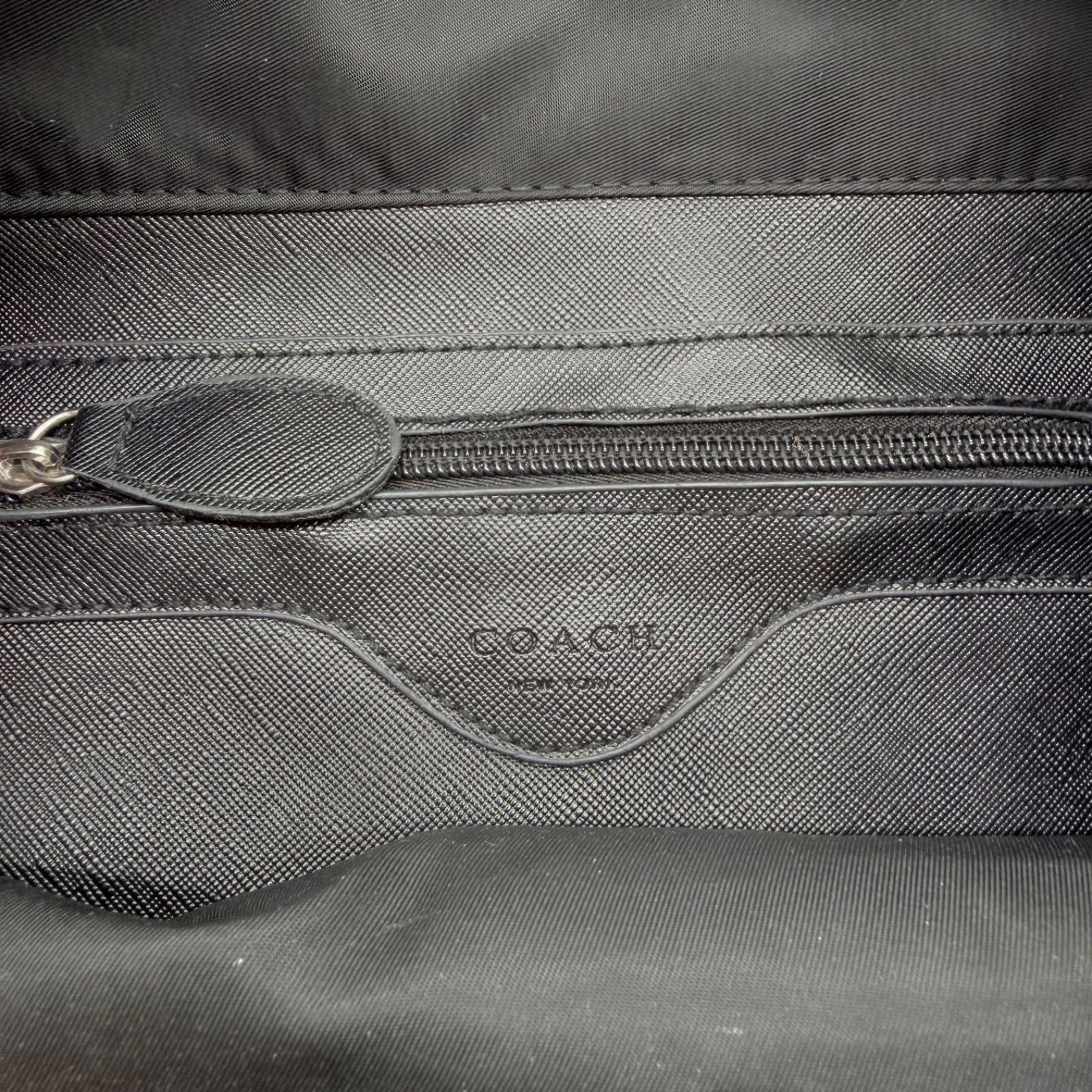 COACH Y2K BLACK nylon tote bag A4 コーチ ナイロントートバッグ 