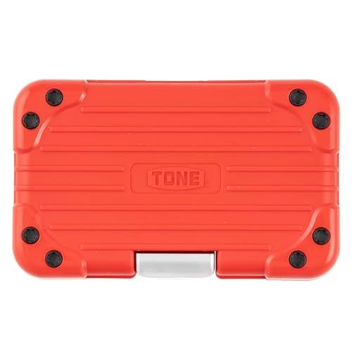 迅速に発送 トネ TONE ソケットレンチビットセット ビット差込 6 35 mm 1 4 レッド 内容18点 e 16798 a