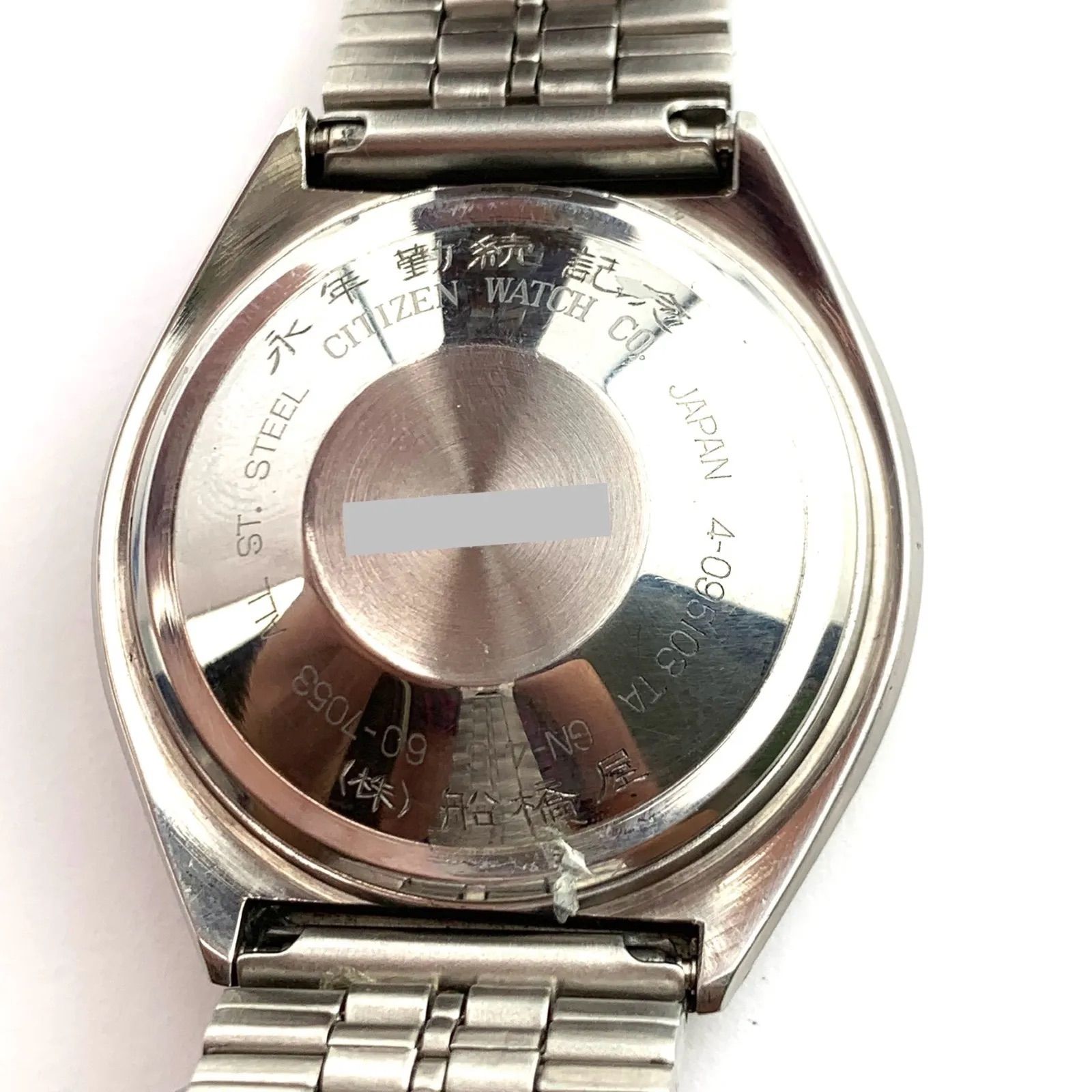 中古】CITIZEN CRYSTRON LC 60-7053 4-095103 TA デジタル腕時計 