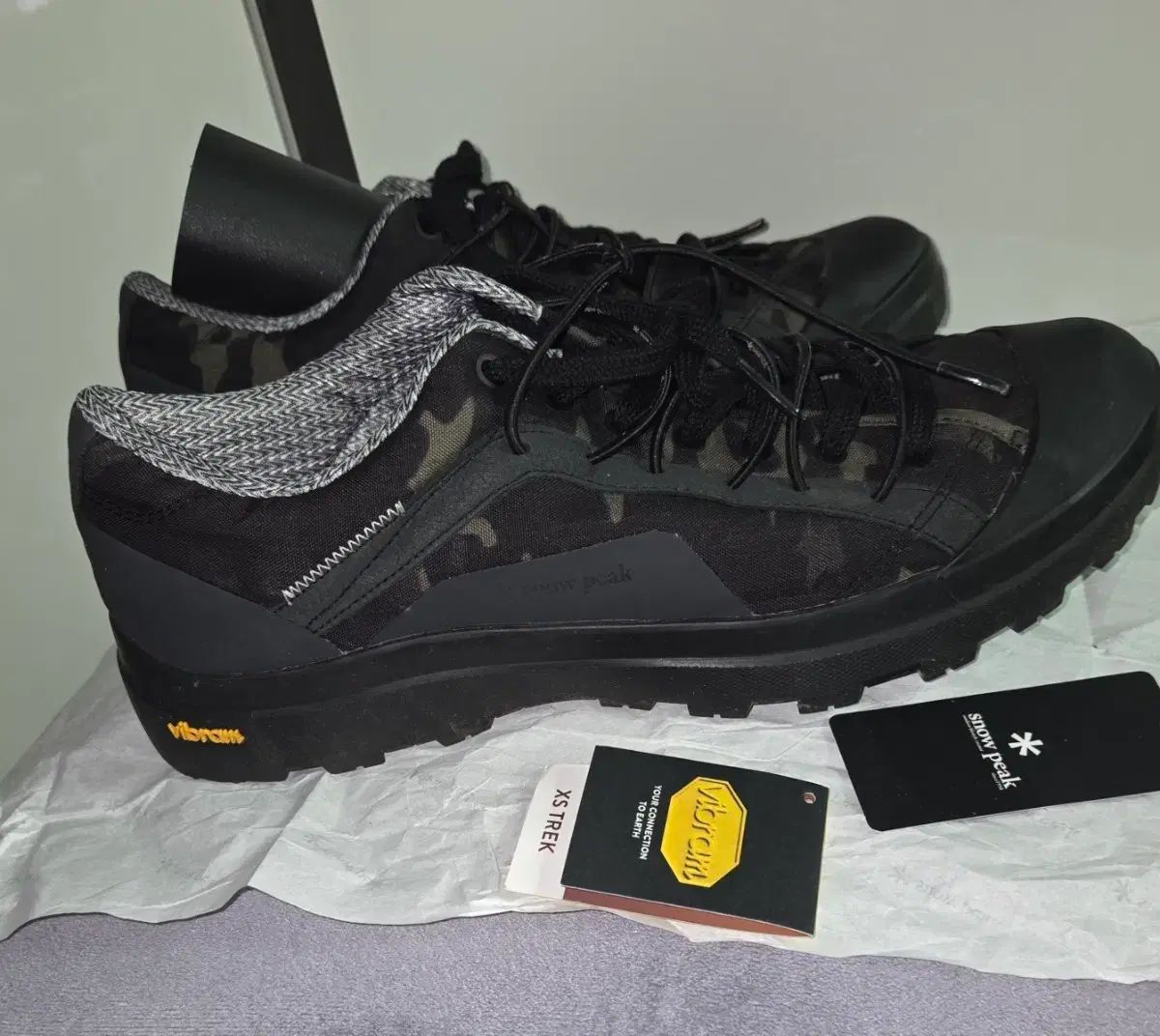スノーピーク Vibram カモパータン トレッキングシューズ