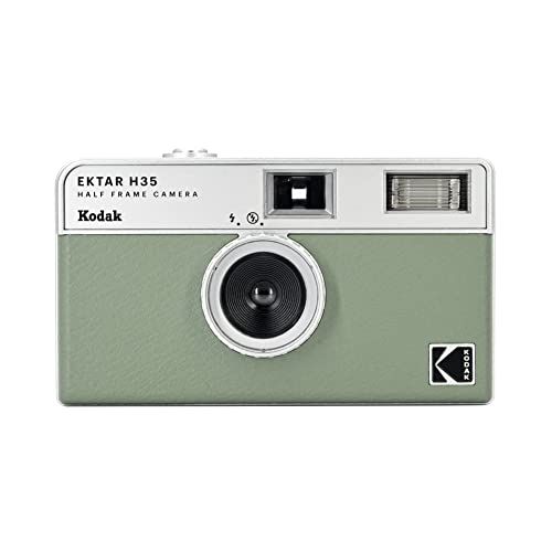 コダック Kodak フィルムカメラ EKTAR H 35 ハーフフレーム セージp 3 a 4 e 04 dc