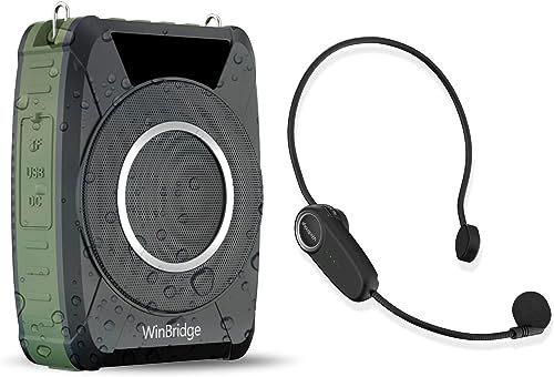 W 拡声器 20 ポータブル拡声器 IPX 6防水 録音 USB AUX入力 TFカード ミュート sosアラーム機能 音楽再生 小型スピーカー PAシステム ハンズフリー イベント ヨガ指導 会議 教師用 日本語説明付き M 801