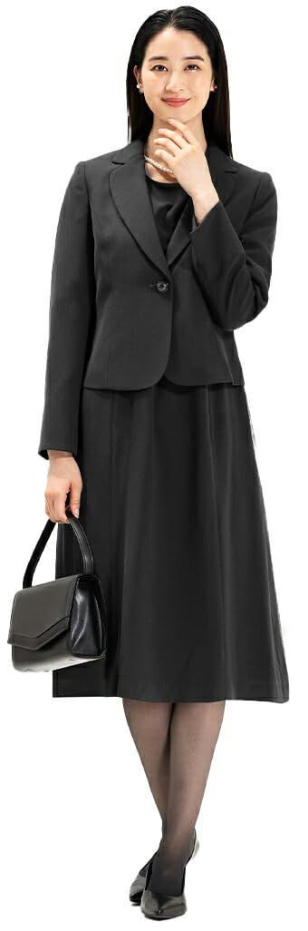 大きいサイズ レギュラー丈 ロング丈 ワンピース 前開き m 5241 レディース 礼服 喪服 ブラックフォーマル アッドルージュ