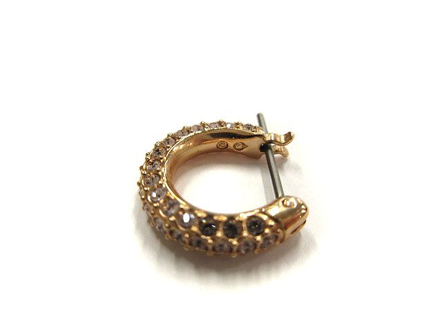 スワロフスキー SWAROVSKI Dextera フープピアス パヴェ ローズ