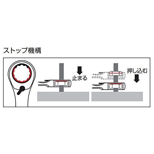 迅速に発送 トネ TONE 切替式ラチェットめがねレンチセット RMR 110 シルバー 内容11点 cf 5 eff 0 a