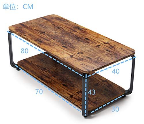 迅速に発送 Embrace life ローテーブル 収納付きしセンターテーブル コーヒーテーブル リビング テーブル R角保護 副80 cm 復古 390 aaabb