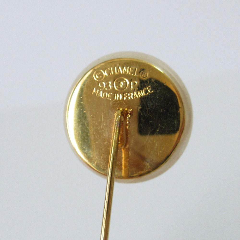 良品 93P CHANEL シャネル ヴィンテージ パール ココマーク ピン